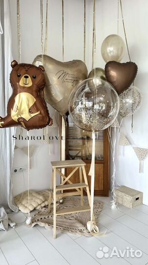 Воздушные шары на выписку из роддома и не только