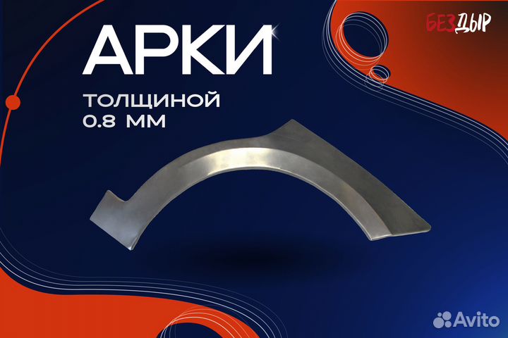 Ремонтная арка Dodge Caliber правая