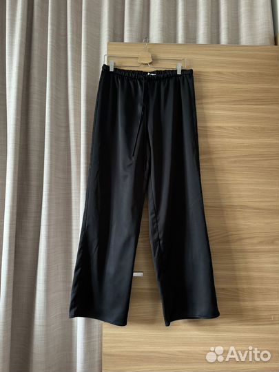 Атласные брюки mango