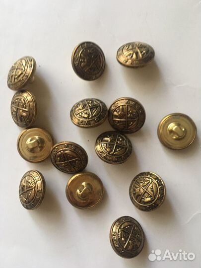 Пуговицы импортные металлические