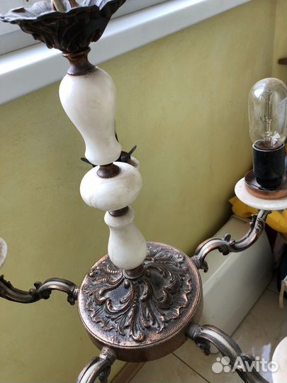 Люстра потолочная кованая