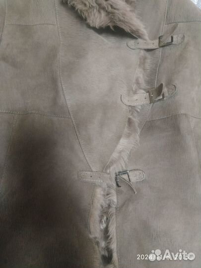 Дубленка натуральная женская короткая М