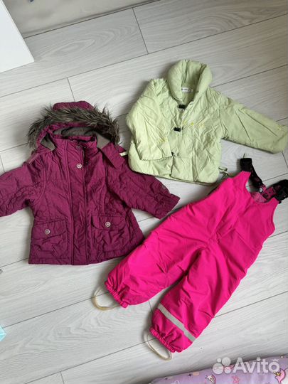 Детские вещи пакетом на девочку 74 80 86