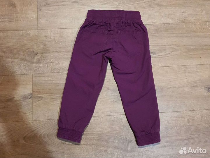 Брюки теплые на девочку 98