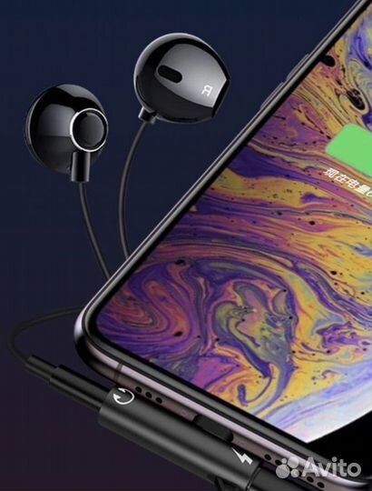Разветвитель аудио для iPhone 8 X XR XS 11 12 PRO