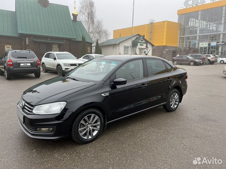Volkswagen Polo 1.6 AT, 2018, 105 000 км