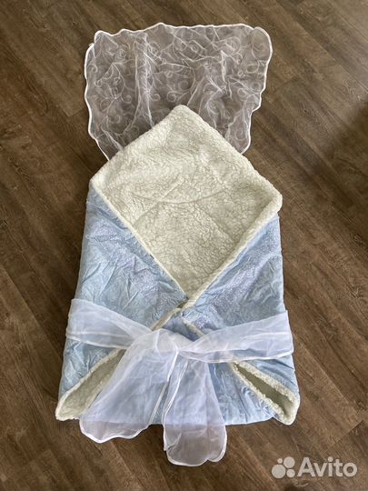 Конверт кокон на выписку