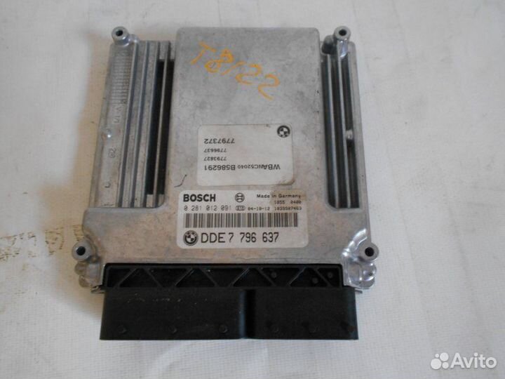 Блок управления двигателем Bmw E60 M57 D25 (256D2)