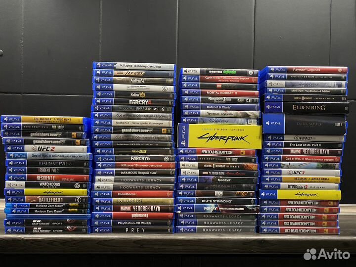 Диски на приставку ps4 и ps5