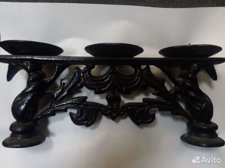 Подсвечник чугун литьё СССР