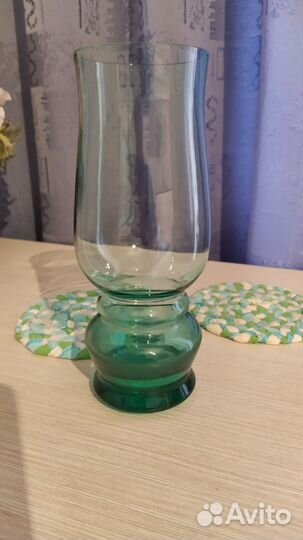 Ваза цветное стекло СССР