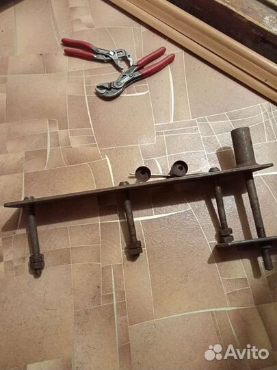 Замок накладной, винтовой, для гаража СССР