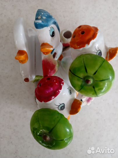 Набор для специй с салфетницей 