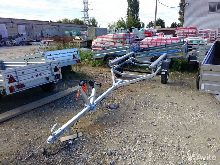 Прицеп титан цинк для лодок до 5м
