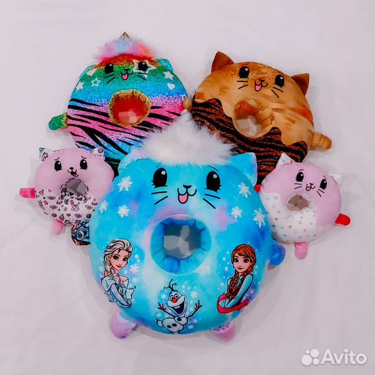 Мягкие пончики - единорожки