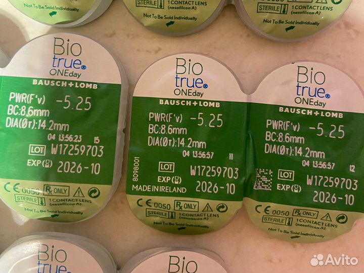 13 линз Biotrue one day