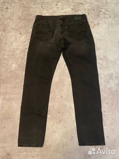 Серые джинсы Levis 508 Made in Польша W36 L34