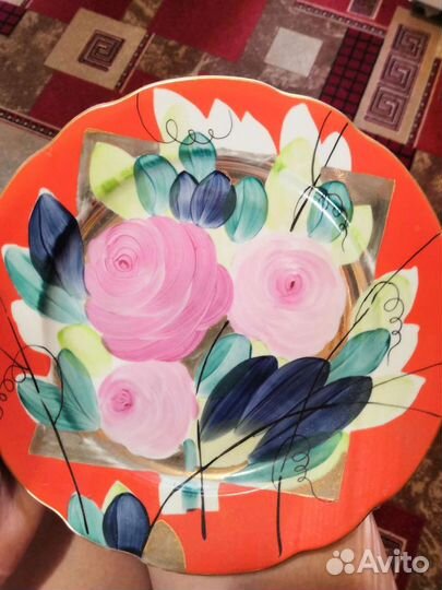 Тарелка декоративная настенная 