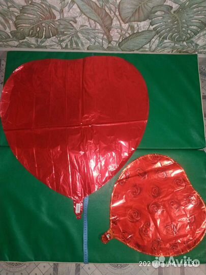 Новые фольгированные шары в форме сердец