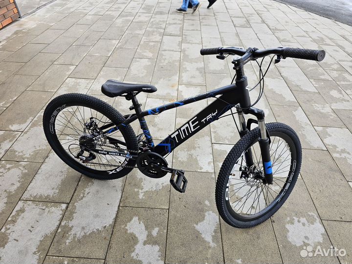 Велосипед timetry Черно-синий