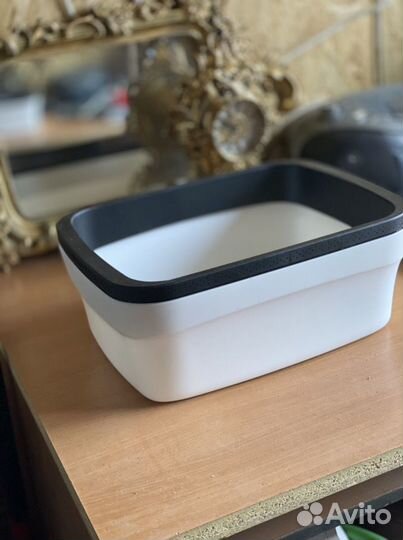 Контейнер лоток пищевой с крышкой