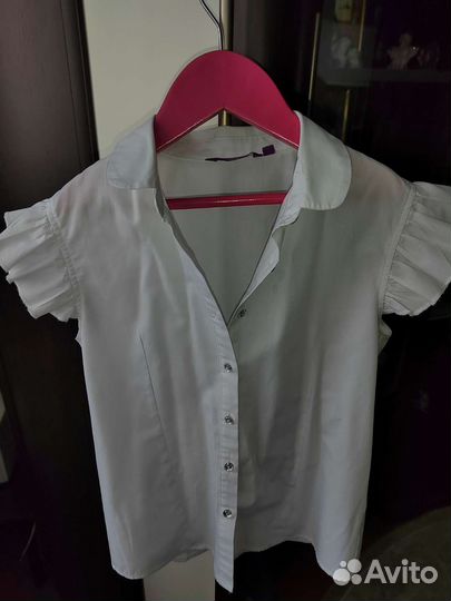 Рубашка школьная на девочку 146