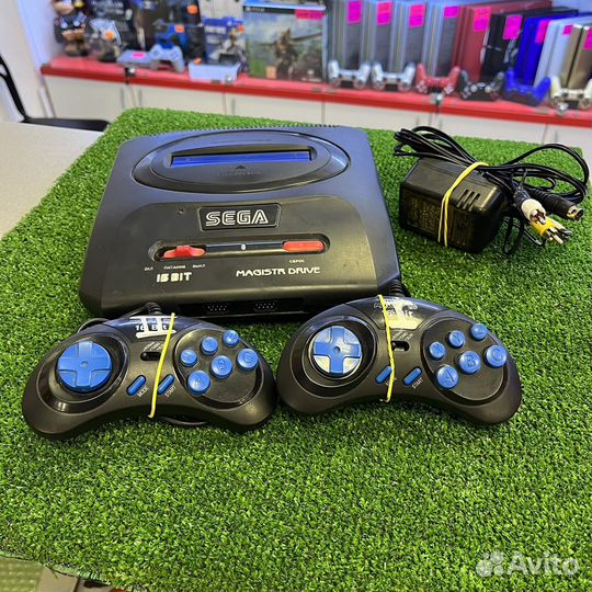 Sega magistr drive 16bit + 2 геймпада