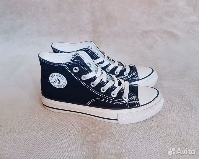 Текстильные высокие кеды 32 размер