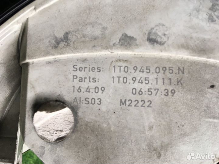 Фонарь задний левый VW Touran 2003-2010