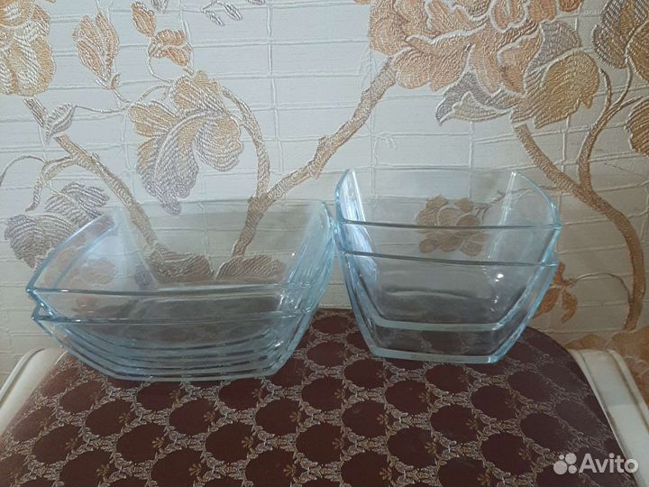 Тарелки стекло и керамика