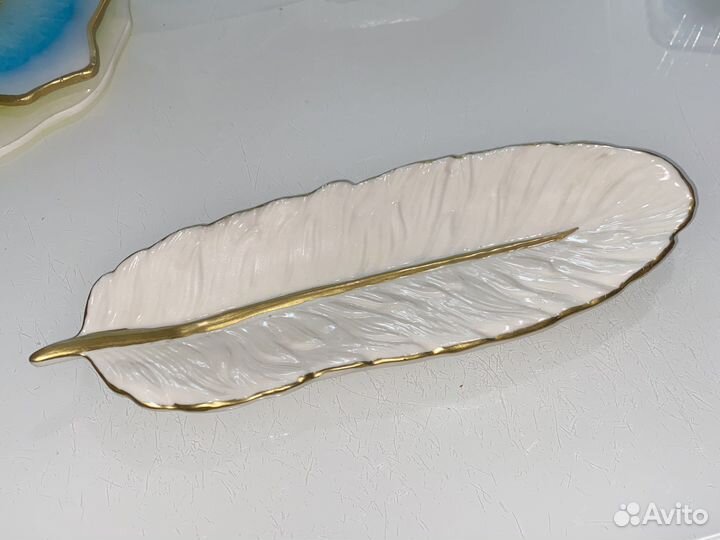 Тарелка, подстаканник из эпоксидной смолы