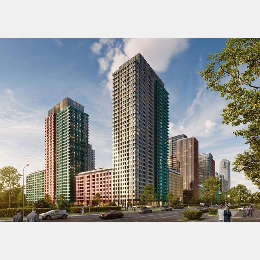 3-к. квартира, 67,1 м², 23/32 эт.