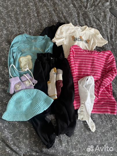 Вещи для девочки пакетом 5-6 лет бу