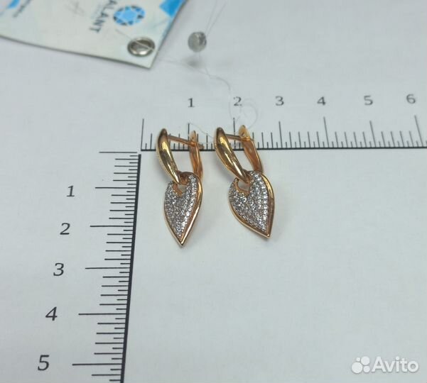 Золотые серьги 585 пробы