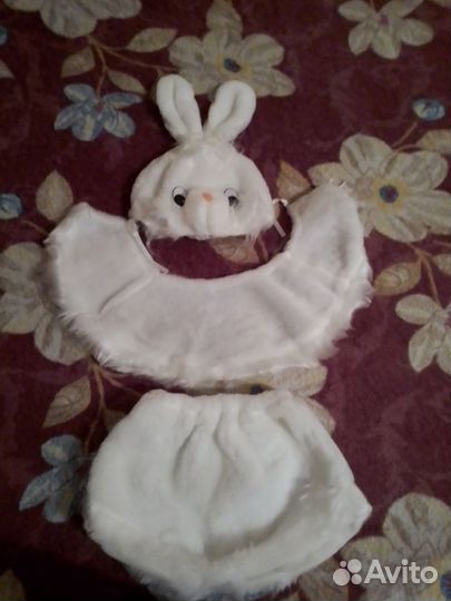 Костюм зайка, медведь, волк, лиса, ежик, собака