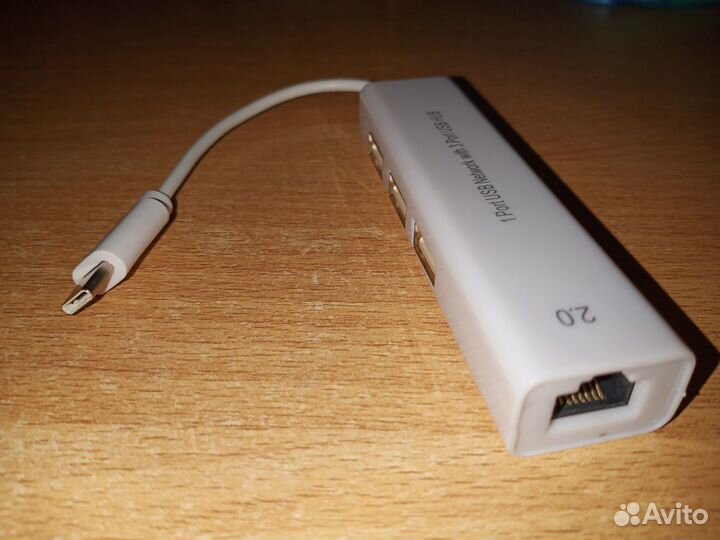 Сетевой адаптер для Ethernet Type-C - RJ-45 LAN