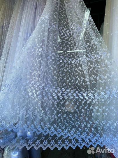 Тюль белый Турция