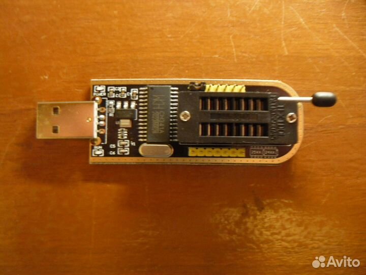 Программатор CH341A + прищепка