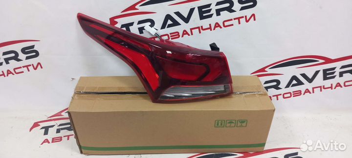 Фонарь задний левый Hyundai Solaris/17-20г