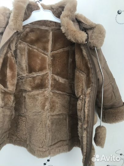 Дублёнка натуральная, 2-3 года, Турция