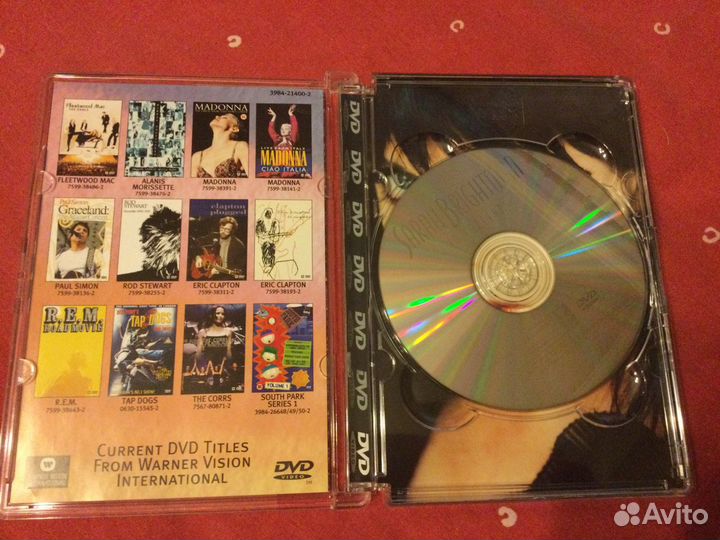 Фирменные DVD Joe Cocker Sarah Brigh