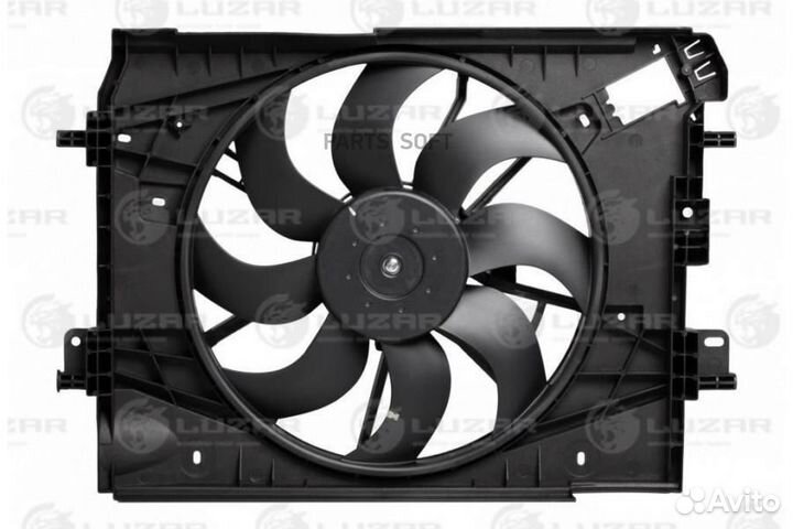 Вентилятор двигателя Лада Vesta (15) /Renault Loga