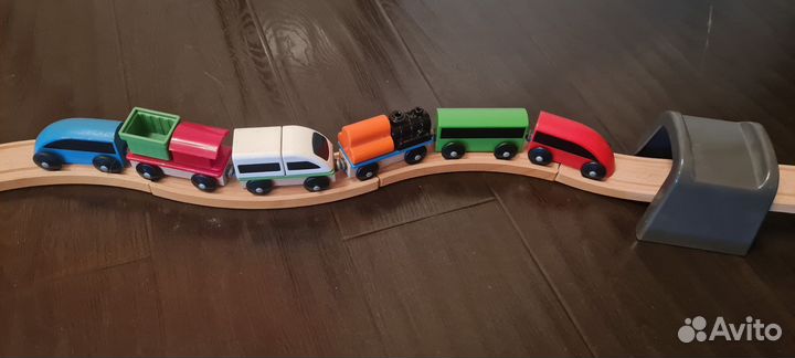 Деревянная железная дорога IKEA brio