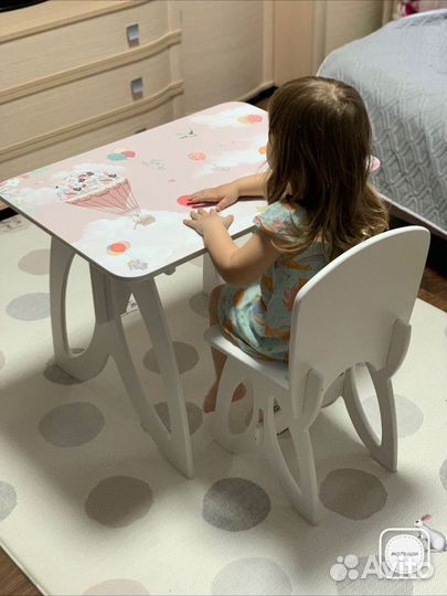 Детский стол и стул новый