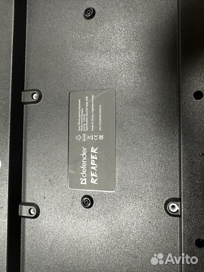 Игровая клавиатура и мышь с ковриком defender