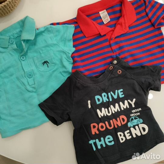 Одежда для мальчика летняя 68-74