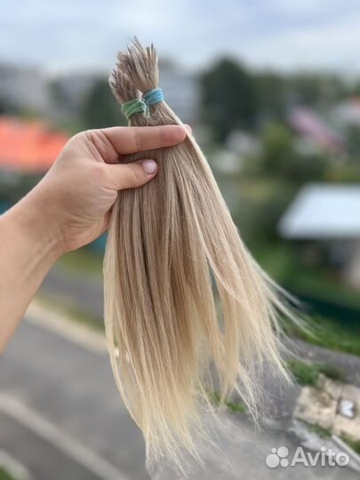 Волосы для наращивания блонд