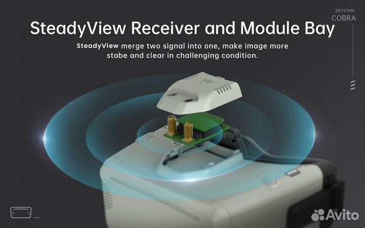 FPV видео-шлем Skyzone cobra X V2