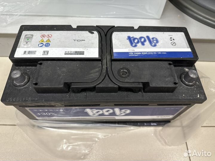 Аккумулятор авто topla tt100 12v