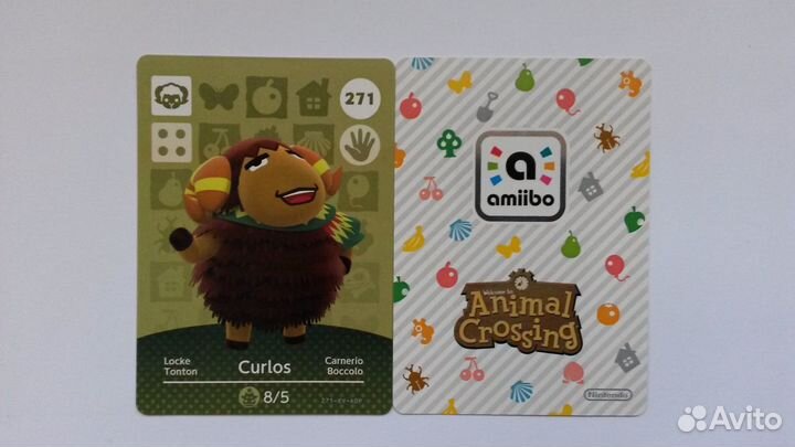 27. Animal Crossing amiibo-карты (271-280) 4U